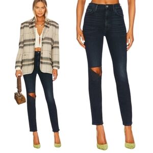 7 FOR ALL MANKIND Easy Slim Dark Wash Medium Stretch Easy Fit Skinny Jeans